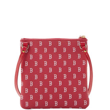 Load image into Gallery viewer, Dooney &amp; Bourke - Triple Zip Crossbody - Red Bs
