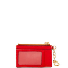 Load image into Gallery viewer, Dooney &amp; Bourke - Zip Top Card Case - Red 2 Sox
