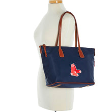 Load image into Gallery viewer, Dooney &amp; Bourke - Top Zip Tote - Navy
